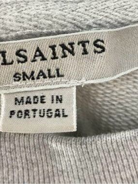 AllSaints Small Light Gray Knit Sweat Shirt